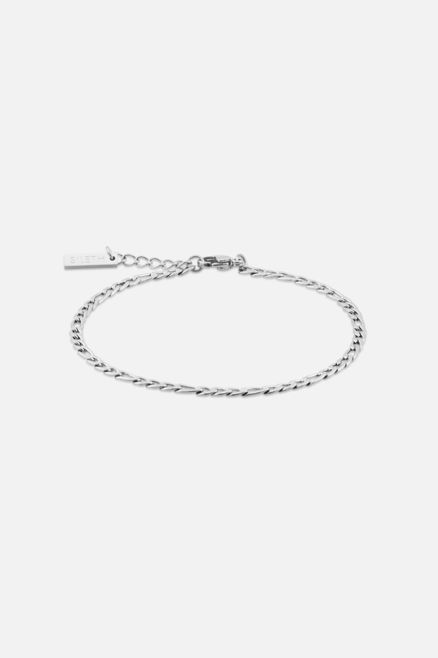 Figaro Bracelet 3MM by SILETH, view 5