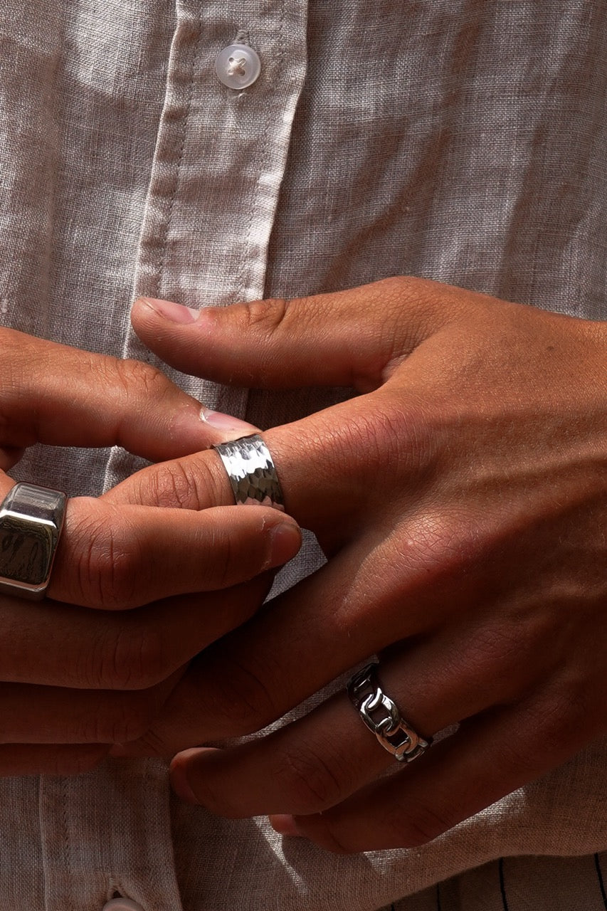 Hammered Ring by SILETH, view 8