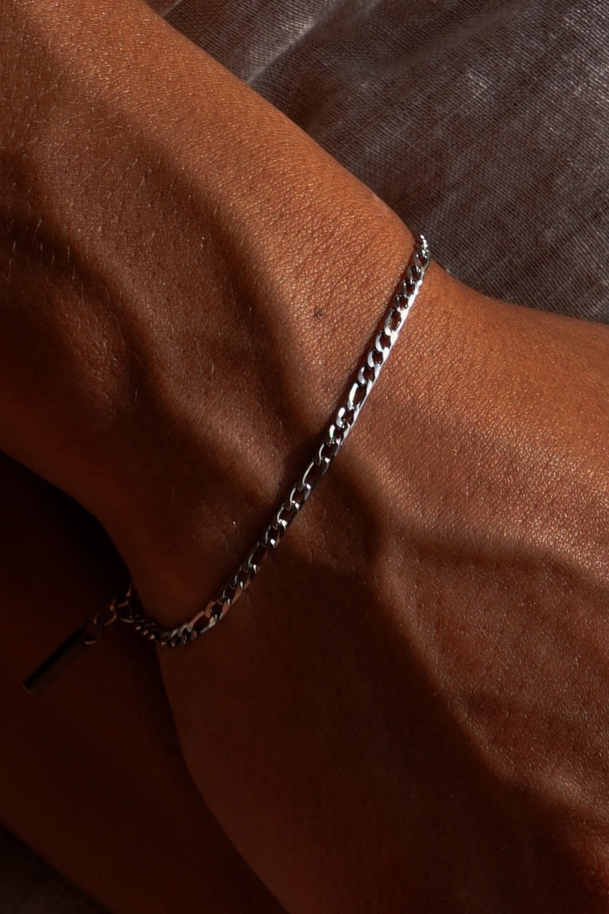 Figaro Bracelet 3MM by SILETH, view 8