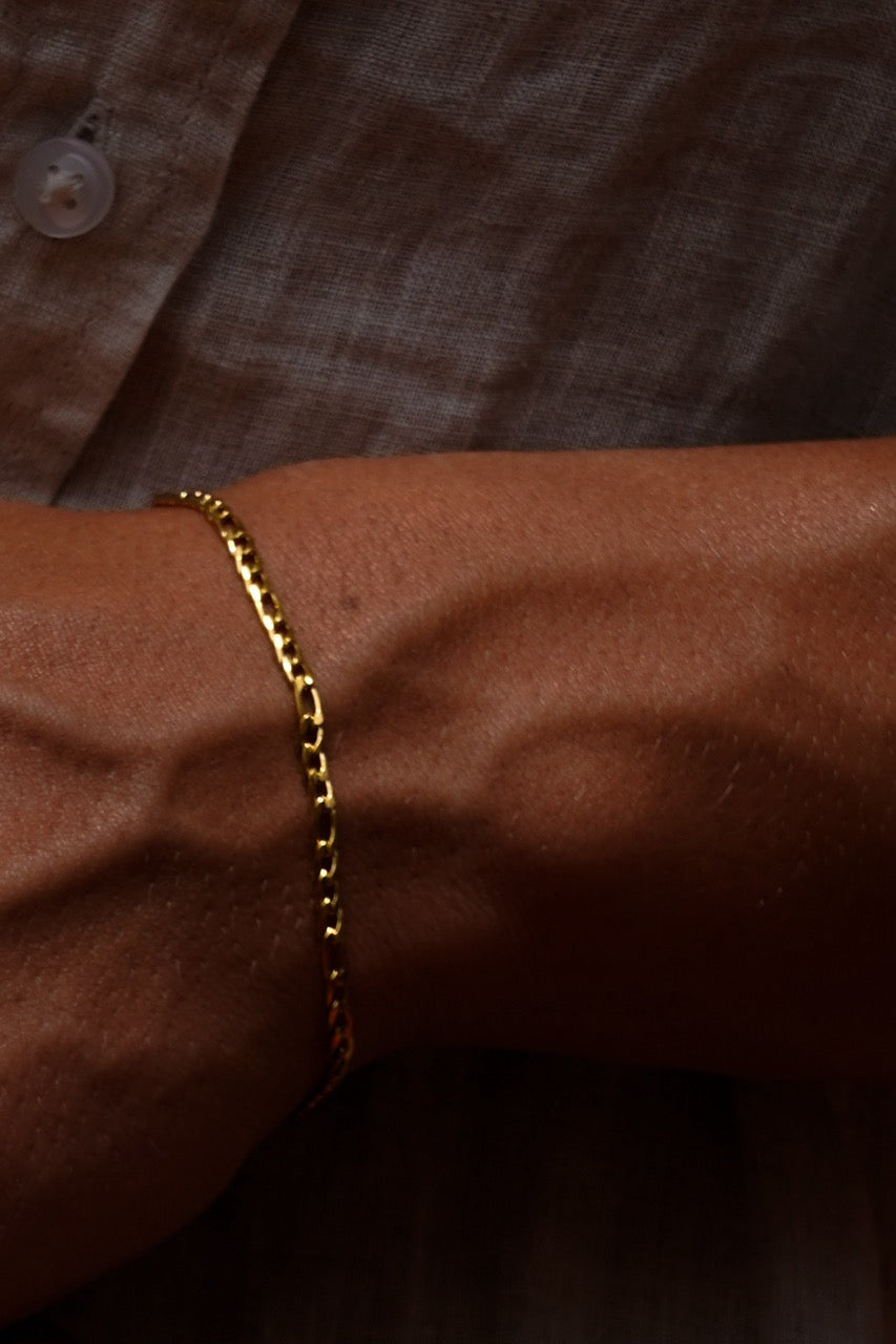 Figaro Bracelet 3MM by SILETH, view 4