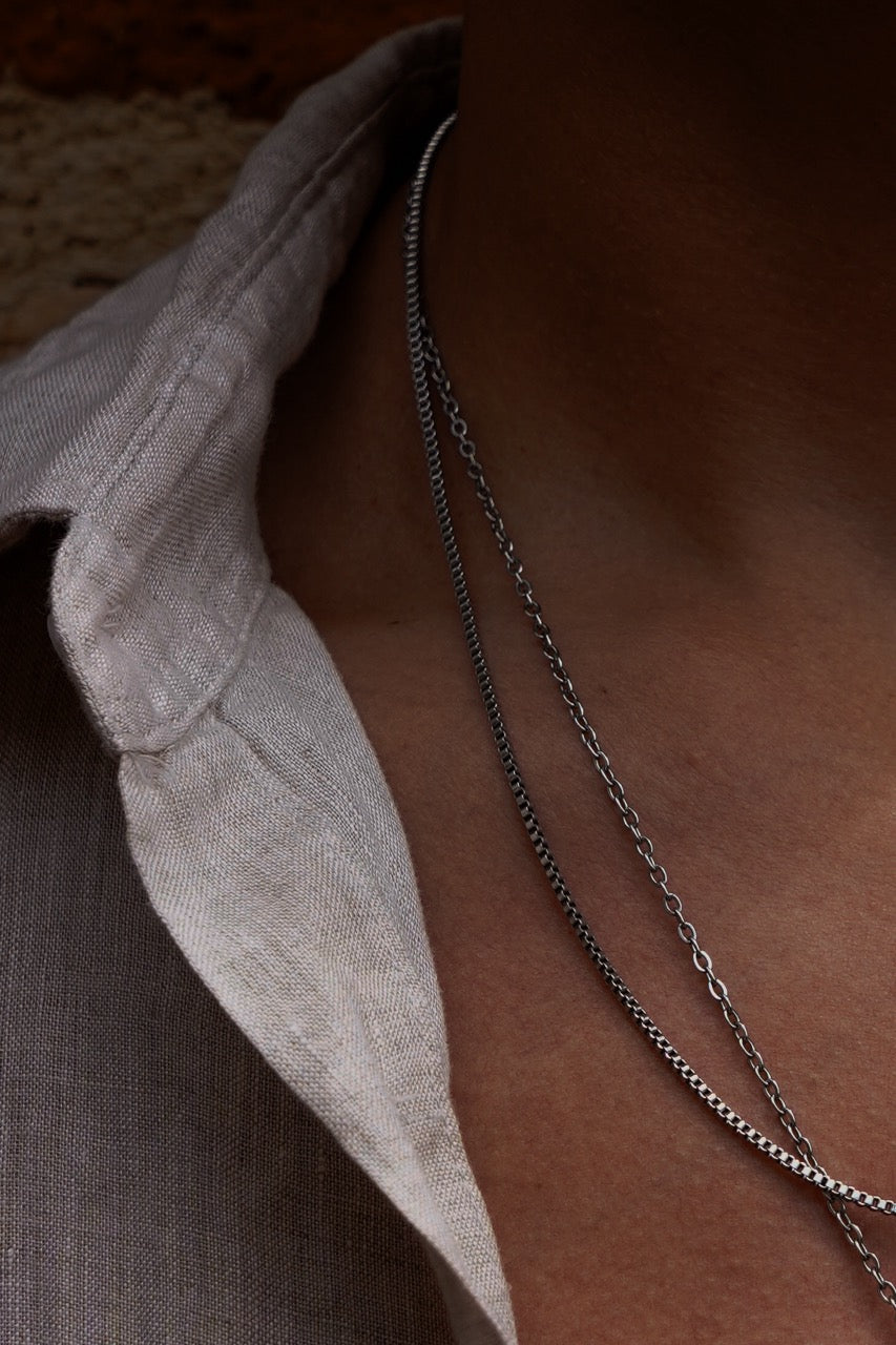 Box Necklace 1.5MM by SILETH, view 8