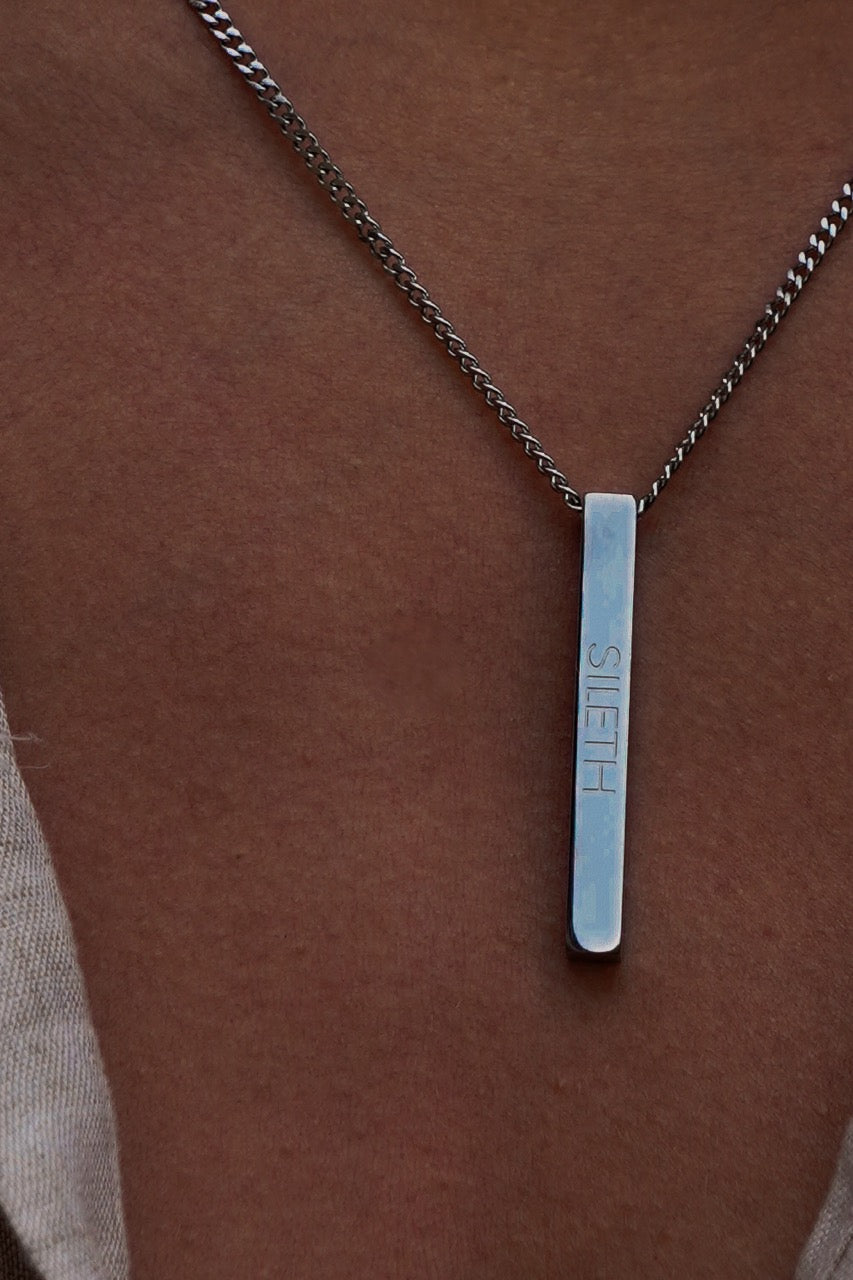 Bar Necklace by SILETH, view 6