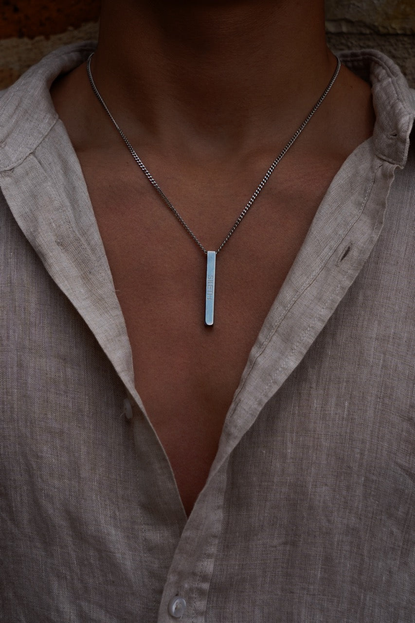 Bar Necklace by SILETH, view 5