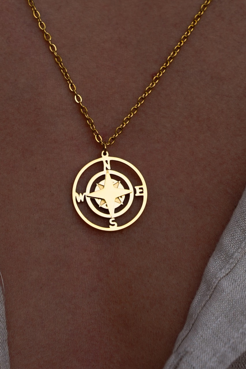 Compass Necklace by SILETH, view 4