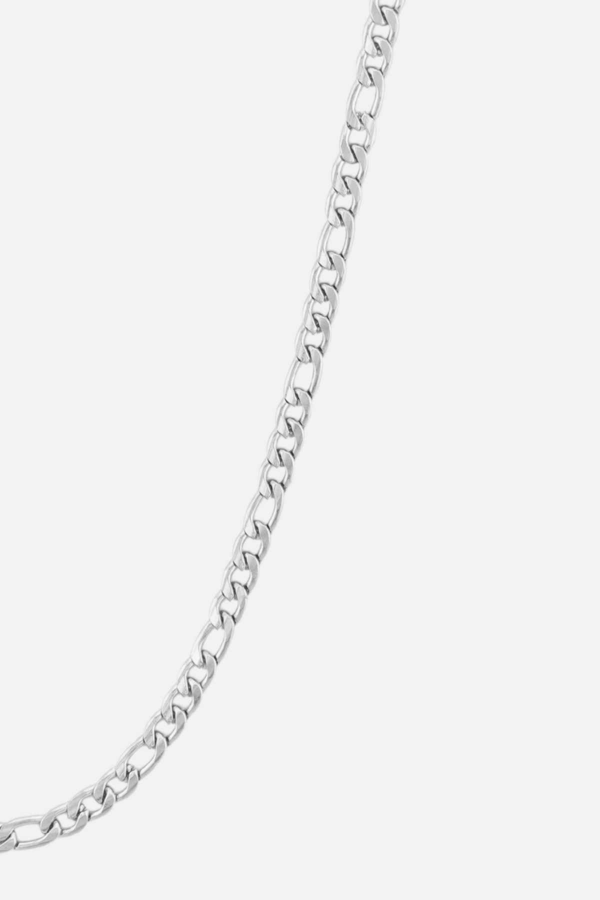 Figaro Necklace 3MM by SILETH in gold finish, view 7